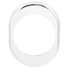 Securemme 4320KСL Декоративная накладка для броненакладки овальная хром