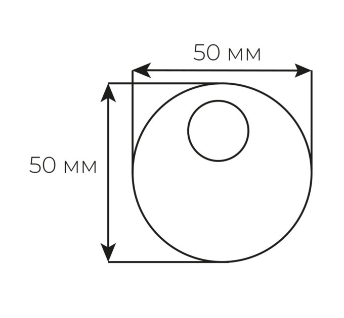 Securemme 4150XF5 Декоративный колпачок под цилиндрическую броненакладку 50x15.5mm черный