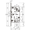 AGB Art. B061035093 Механизм Mediana Polaris под цилиндр черный 85мм