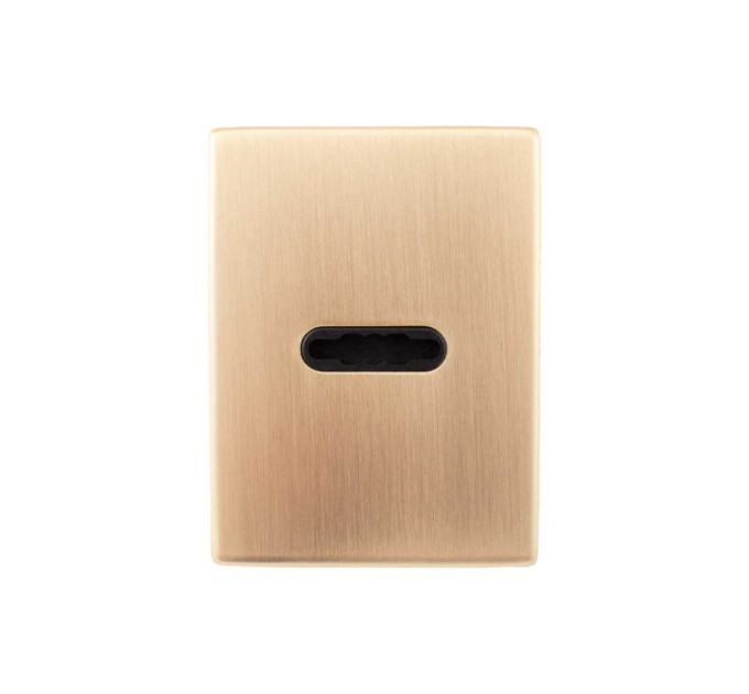 Декоративная накладка Protect под ключ 60X80mm SG мат золото