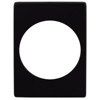 Декоративная накладка Protect для броненакладки 60X80mm d50 Black черная