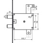 Девиатор Securemme 5653DCR0353X15 правый