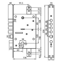 Mottura Ст 54J797G8B05DC6C ХРОМ правый