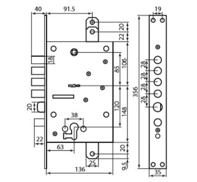 Mottura Ст 54J797G8B05DC6C ХРОМ правый