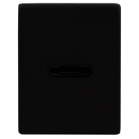 Декоративная накладка Protect под сувальдный ключ 60X80mm Black черная