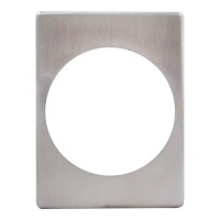 Декоративная накладка Protect для броненакладки 60X80mm d50 WSC браш мат хром