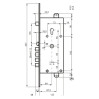 Замок Comit CM-21437 (двухсистемный)