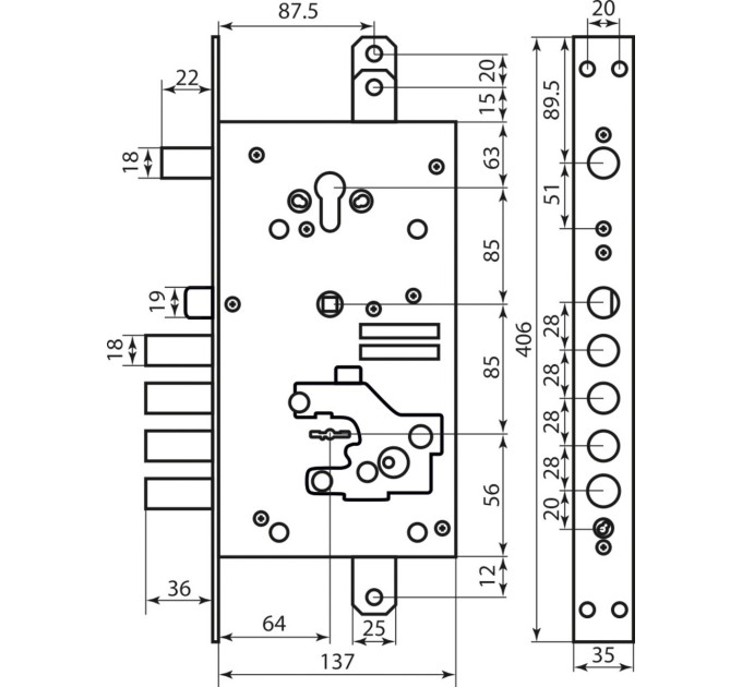 Mottura Art. 54J939G8B05AC6O Замок