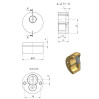 Mottura Art. 94KIT WES BR Комплект бронза