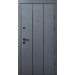 Дверь входная Qdoors Вертикаль - АК антрацит/ грей софт
