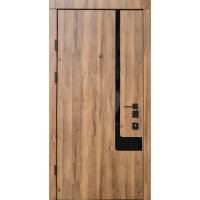 Дверь входная Qdoors Босфор дуб артизан/белая эмаль Дверь входная Qdoors Босфор дуб артизан/белая эмаль