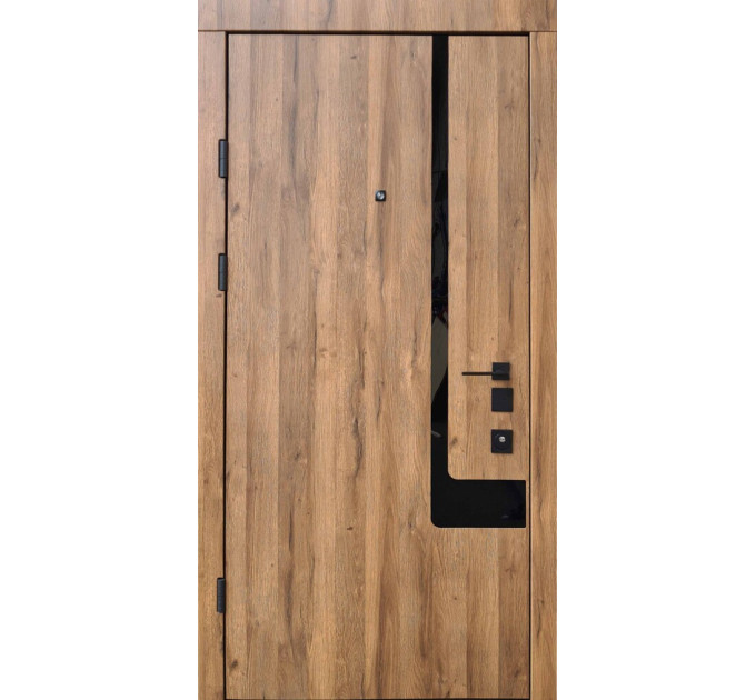 Дверь входная Qdoors Босфор дуб артизан/белая эмаль