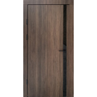 Дверь входная Qdoors Галант дуб табак/ белая эмаль