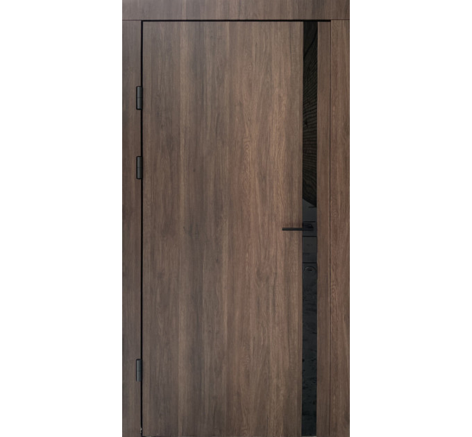 Дверь входная Qdoors Галант дуб табак/ белая эмаль
