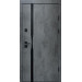 Дверь входная Qdoors Лаунж-АК оксид темный/серый шифер
