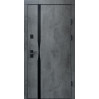 Дверь входная Qdoors Лаунж-АК оксид темный/серый шифер
