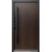 Дверь входная Qdoors Горизонт 3К ручка DMD 8019 8019/ дуб темный