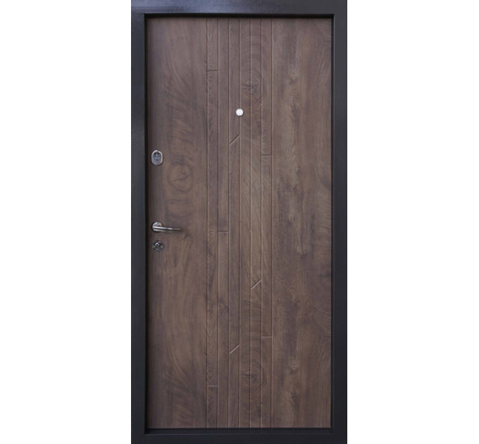Дверь входная Qdoors Люксор - М спил дерева коньячный