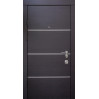 Дверь входная Qdoors Горизонт- АL-В венге горизонт темный