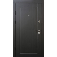 Дверь входная Qdoors Прованс венге темный/ белая шагрень