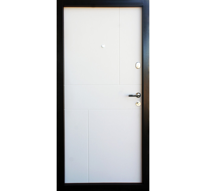 Дверь входная Qdoors Стиль - М венге серый гор. арт/ белое дерево