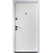 Дверь входная Qdoors Горизонталь new венге темный гор./ белая шагрень