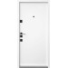 Дверь входная Qdoors Тиффани грифель структура софт/белая эмаль