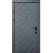 Дверь входная Qdoors Тиффани грифель структура софт/белая эмаль