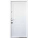 Дверь входная Qdoors Трино дуб графит/белая шагернь
