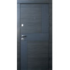 Дверь входная Qdoors Стиль - М Hybrid венге серый гор. арт/ белое дерево