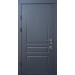 Дверь входная Qdoors Трино дуб графит/белая шагернь