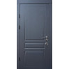 Дверь входная Qdoors Трино дуб графит/белая шагернь