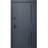 Дверь входная Qdoors Триони- АК антрацит/белая шагрень
