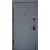 Дверь входная Qdoors Фрост грифель структура софт / белое дерево