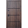 Дверь входная Qdoors Аккорд-АК дуб табак / белое дерево