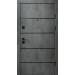 Дверь входная Qdoors Комби-АК оксид темный/бетон снежный