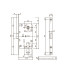 SIBA Механізм безшумний PZ SB8550 (Evolution), полірована латунь BP