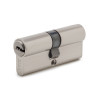 Цилиндр SIBA 70 мм (35x35) кл-кл 5 кл. матовый никель 12170/BSZ ZAMAK