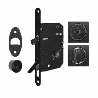AGB Комплект Scivola TRE WC CLASS kit A для раздвижной двери черный