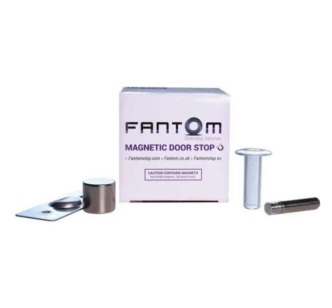 Стопор дверной магнитный FANTOM PREMIUM прозрачный