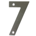 Цифра на дверь "7" нержавеющая сталь