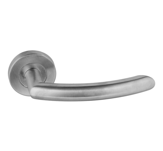 Ручка дверная SIBA ECO MARSILYA из нержавеющей стали на розетке SSR01 (22 22)