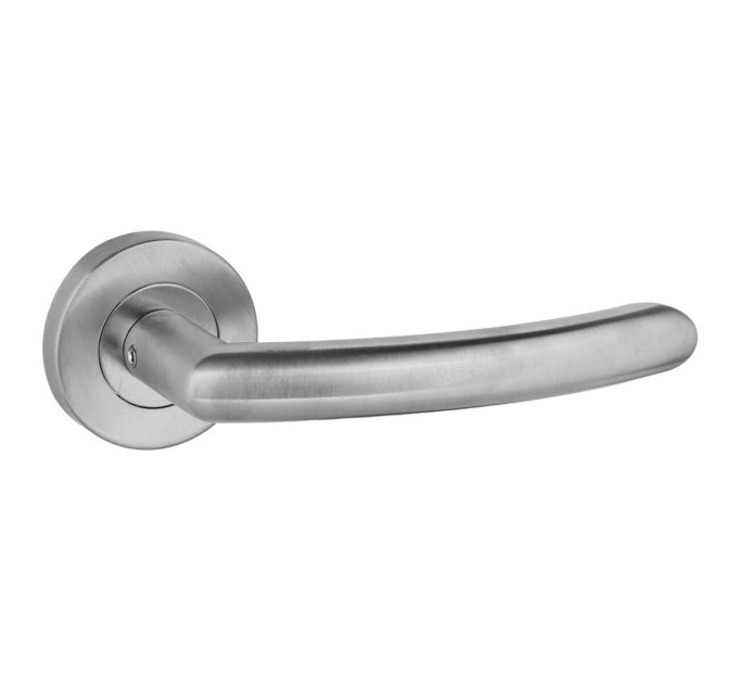 Ручка дверная SIBA ECO MARSILYA из нержавеющей стали на розетке SSR01 (22 22)