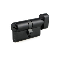 Цилиндр SIBA 60 мм d30 d30Т) кл-эт 5 кл. черный матовый 12160/BTМBZ ZAMAK (10)