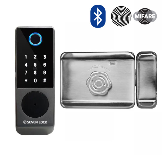 Умный накладной замок SEVEN LOCK SL-7770BF