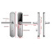 Умный замок SEVEN LOCK SL-7768BF silver (Без врезной части)