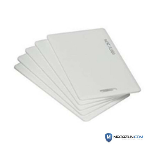 Ключ-карта EM-06(Print), RFID proximity, толщиной 0,8мм. ISO стандарт. Поверхность глянцевая.