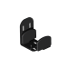 Mantion ROC Design Нижний проводник металлический, крепеж к стене, черный матовый