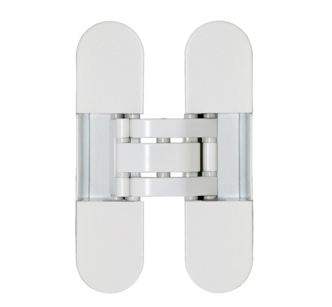 OTLAV Петля скрытая Invisacta 3D d30х120 белая RAL9016 с 4 колпачками