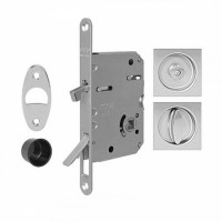 AGB Комплект Scivola TRE WC CLASS kit A для раздвижной двери матовый хром